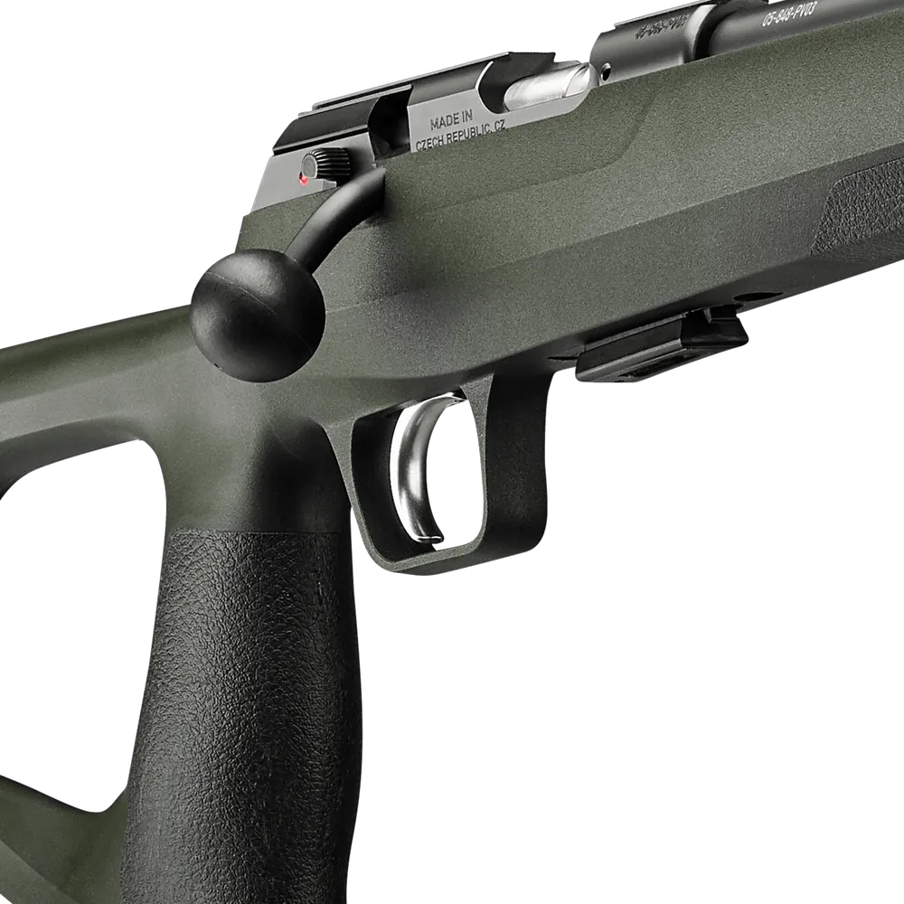 Regulowany mechanizm spustowy i magazynek w CZ 457 ERGO